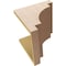 Ekena Millwork 12"W x 12"D x 12"H Wide Mediterranean Rough Cedar Woodgrain TimberThane Corbel, Primed Tan CORUR12X12X12MEDRCPR - alternate 3
